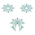Petits Joujoux Gloria Nipple And Vagina Pasties Green
