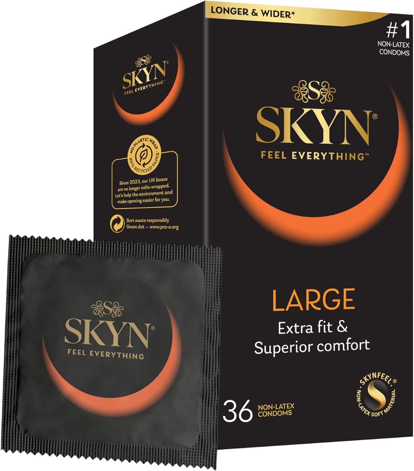 SKYN Latex Free Condoms Large 36 Pack